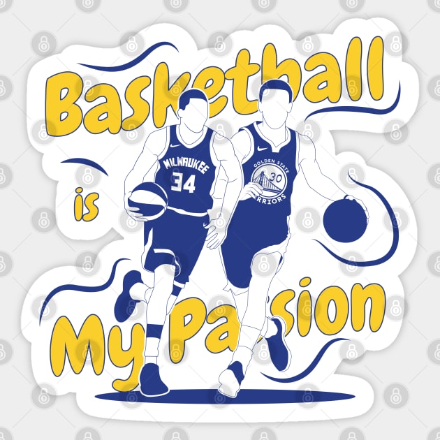 Basketball is My Passion Sticker by kindacoolbutnotreally